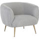 Amara Soho Grey Lounge Chair